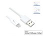Preview: USB A és Lightning kábel, fehér, DINIC doboz Euro lyukkal, 1m